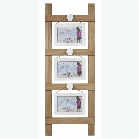 YOUNGS 4 x 6 in. Wood Coastal Neutral Ladder Frame 62330
